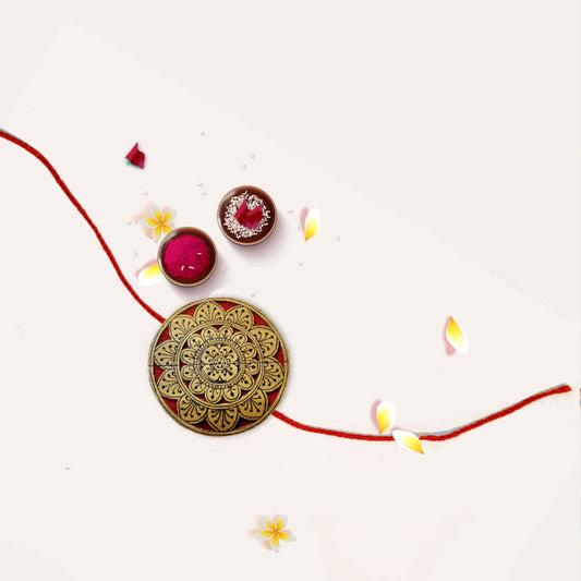 Phool Rakhi on Palm Leaf