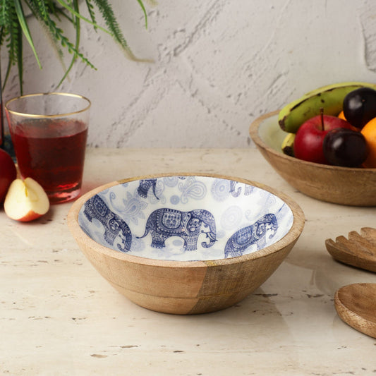 Wooden Small Salad Bowl | Royal Elephant