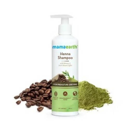 Mamaearth Henna Shampoo with Henna and Deep Roast Coffee - 250ml