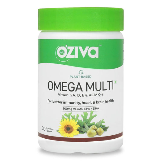 OZiva Plant Based Omega Multi for Men & Women - 30 capsules