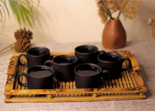 Classic Black Matte Cups | Multiple Sets