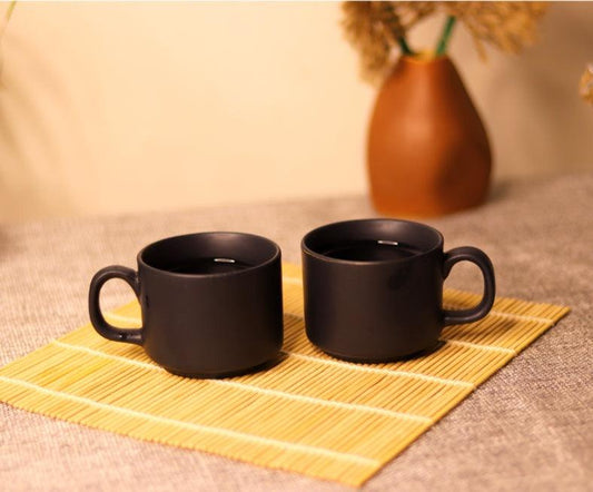 Classic Black Matte Cups | Multiple Sets