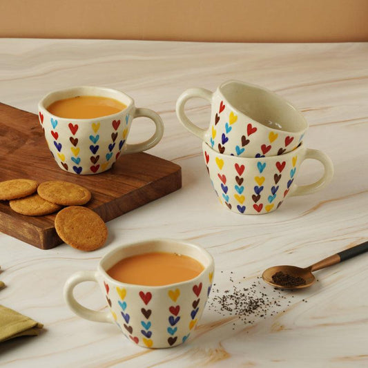 Artsy Designer Ceramic Cups | Set of 2 & 4