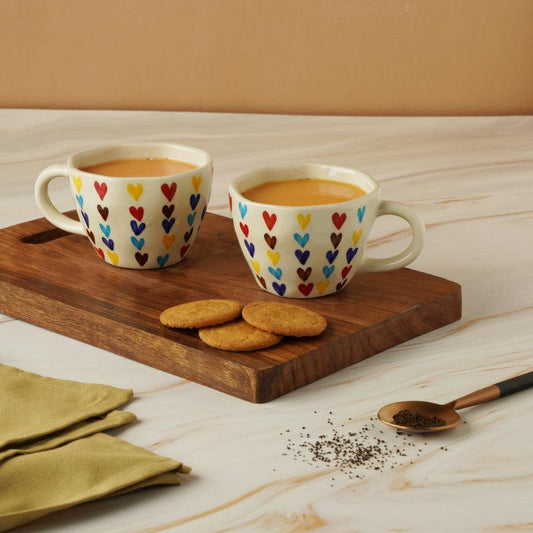 Artsy Designer Ceramic Cups | Set of 2 & 4