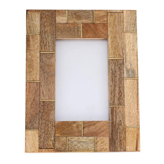 Wood Brass Inlay| Photo Frame