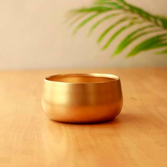 The Seville |  Gold Metal Pot | Single & Set of 2