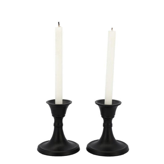 Metal Taper Candle Holder | Set of 2 | Multiple Colors