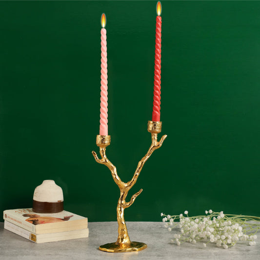 Metal Candlestick Holder for Taper Candles