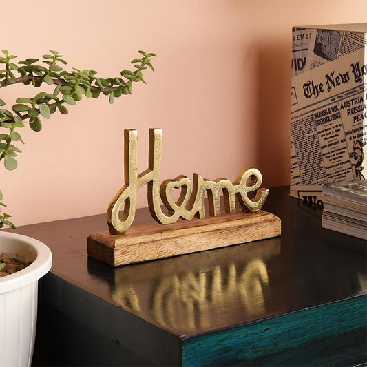 Skye Metal Free Standing Tabletop Home Sign | Multiple Colors