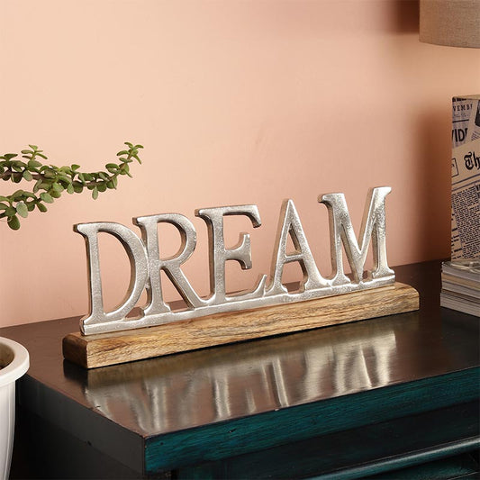 Satisha Metal FreeStanding Tabletop Dream Sign | Multiple Colors