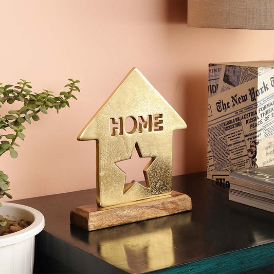 Home & Star Decor Showpiece | Multiple Colors