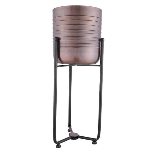 Planter Stand with Copper Line Pot