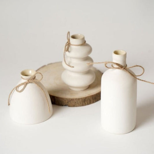 Konso Family Ceramic Vases | Set of 3