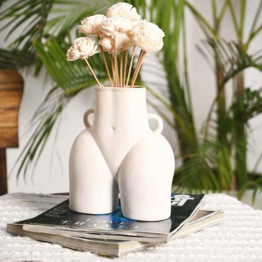 White Lady Vase