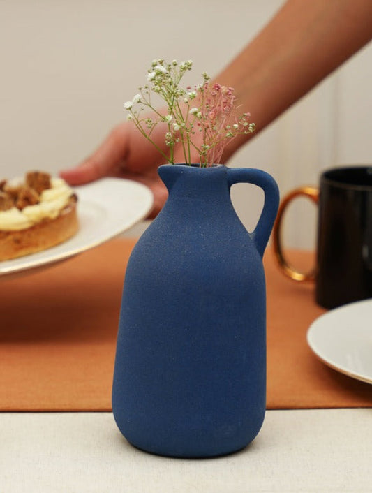 Mini Ceramic Blue Jug