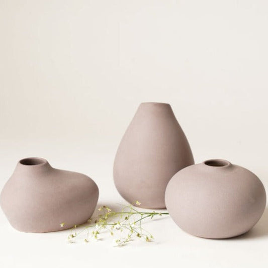 Shimizu Family Ceramic Vases | Set of 3