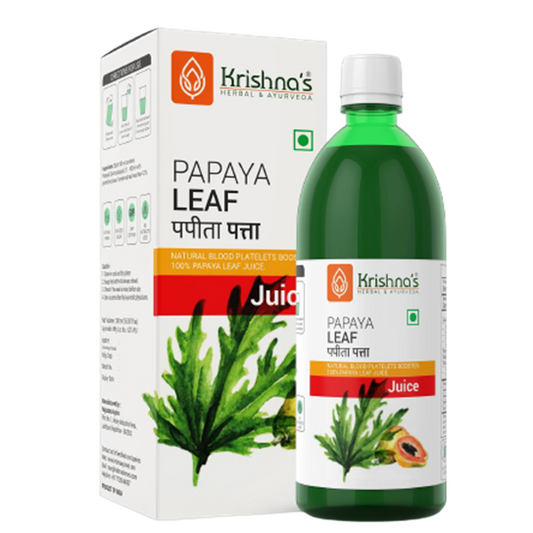 Krishna's Herbal & Ayurveda Papaya Leaf Juice - 500 ml