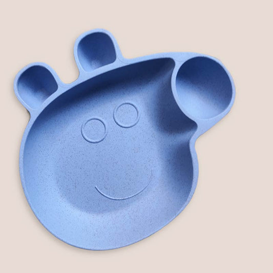 Blue Peppa Pig Plate set