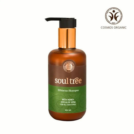 SoulTree Hibiscus Shampoo With Honey And Aloe Vera - 250 ml