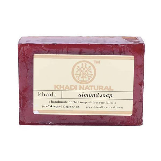 Khadi Natural Herbal Almond Soap - 125 gm - Pack of 2