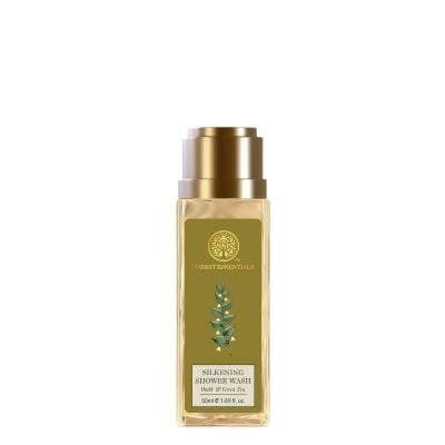 Forest Essentials Travel Size Silkening Shower Wash Oudh & Green Tea