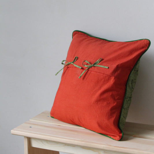 Amara Flora Gulmohar Cushion Cover | 16 x 16 Inches