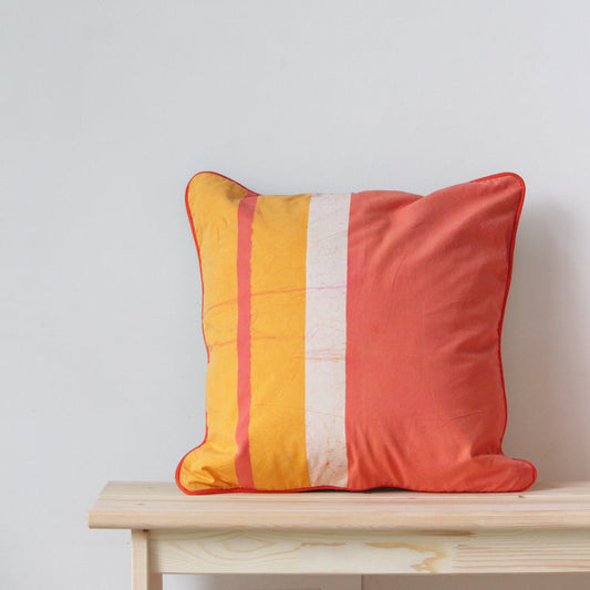 Angelica Flora Gulmohar Cushion Cover | 16 x 16 Inches