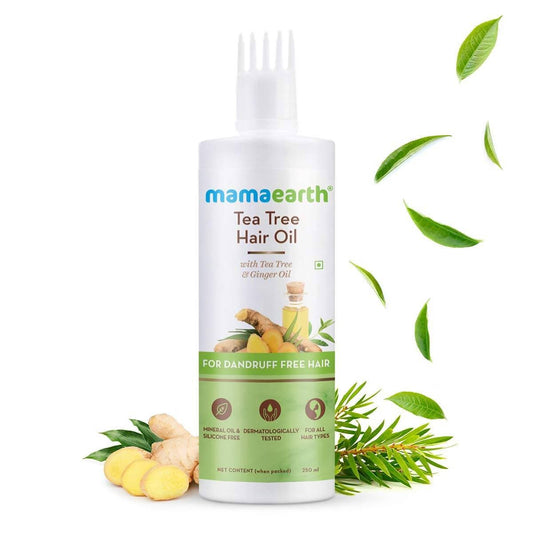 Mamaearth Tea Tree Hair Oil For Dandruff Free Hair oli -250ml