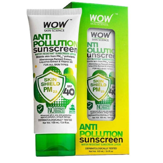 Wow Skin Science Anti Pollution Sunscreen Lotion - 100 ml