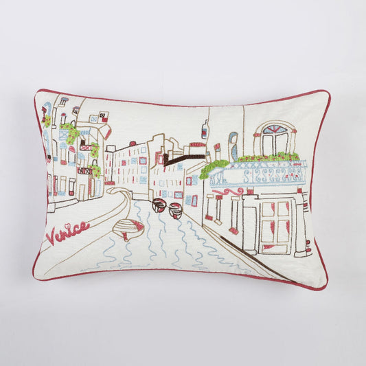 Cotton Venice Cushion Cover |Set of 2