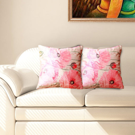 Rachel Blossom Cushion Covers | Set of 2 | 16x16 Inches