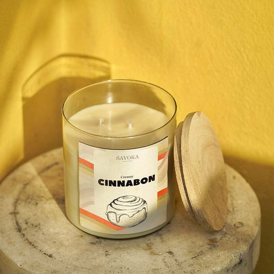 Creamy Cinnabon Scented Soy Candle