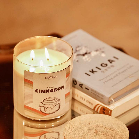 Creamy Cinnabon Scented Soy Candle