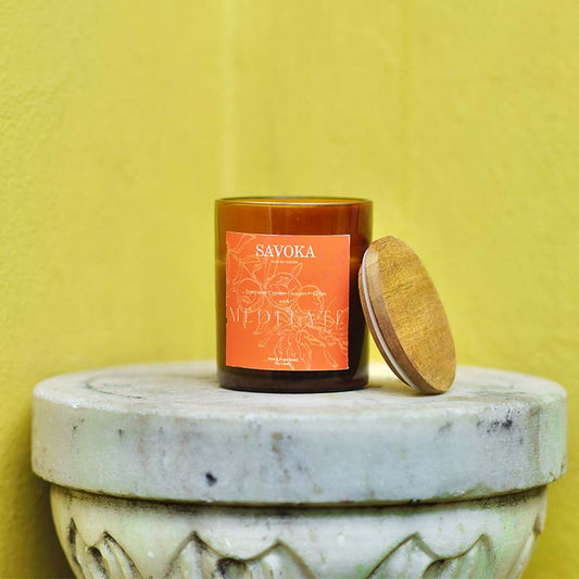 Meditate Soy Candle I Cypress, Juniper & Citrus