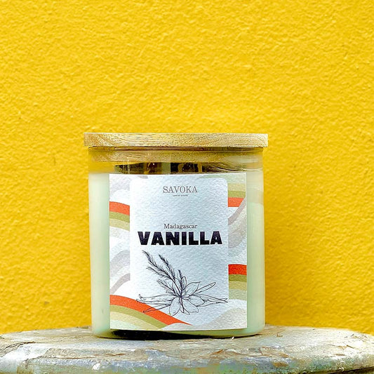 Madagascar Vanilla Scented Soy Candle