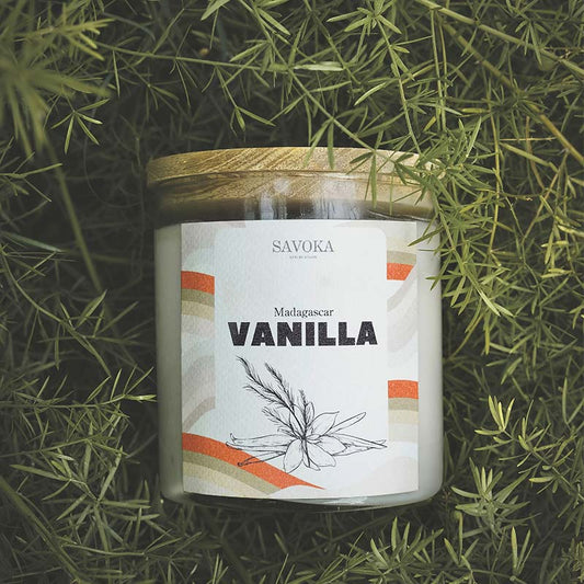 Madagascar Vanilla Scented Soy Candle