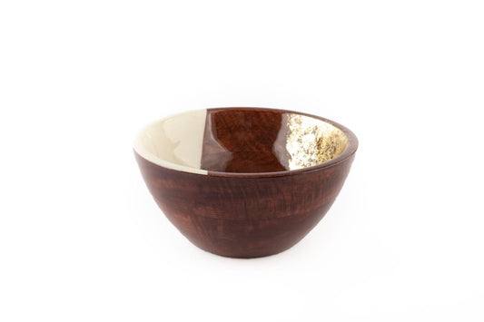 White and Gold Bowl