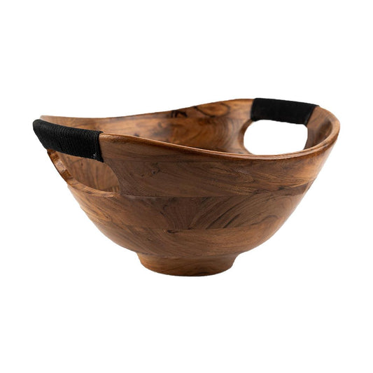 Wooden Boat Bowl with Rope | Multiple Sizes