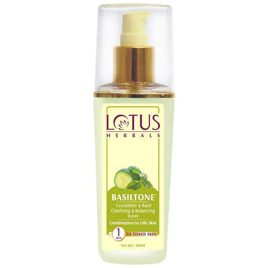 Lotus Herbals Basiltone Cucumber & Basil Clarifying & Balancing Toner