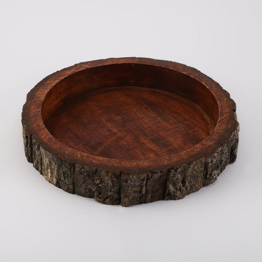 Wood Log Platter