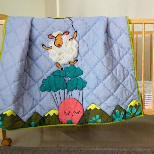 Classy Sheep Lullaby Quilt