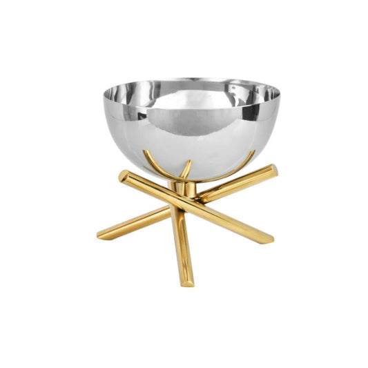 Cross Leg Stainless Steel Bowl