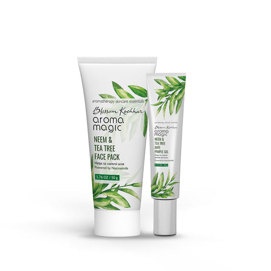 Blossom Kochhar Aroma Magic Anti Pimple Face Pack & Gel Combo