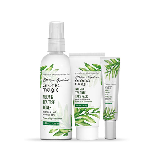 Blossom Kochhar Aroma Magic Anti Pimple Face Pack Toner & Gel Combo