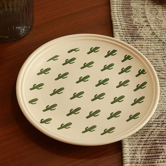 Cactus Ceramic Plate | Set of 2