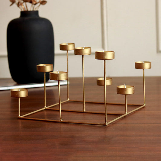 9 Piece Tea Light Candle Holder