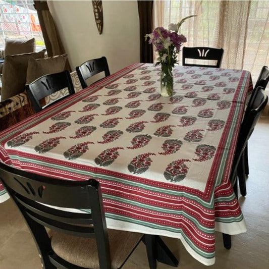 Jaipuri Block Print Table Cover