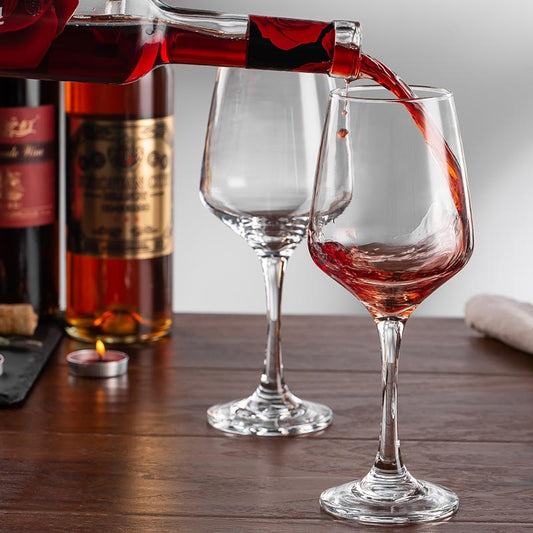 Red Wine Modern Glass Set |  435Ml |  Set Of 6