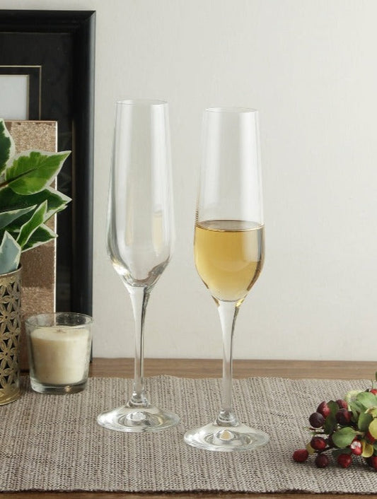 Rebecca Crystal Champagne Flute | Set of 6