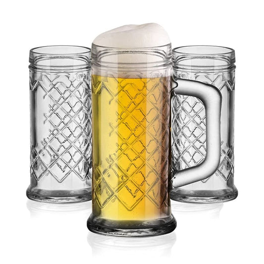 Rhombus Beer Mugs | Set of 2